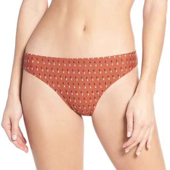 Something Navy Cheeky Swim Bottoms - Picture 1 of 5